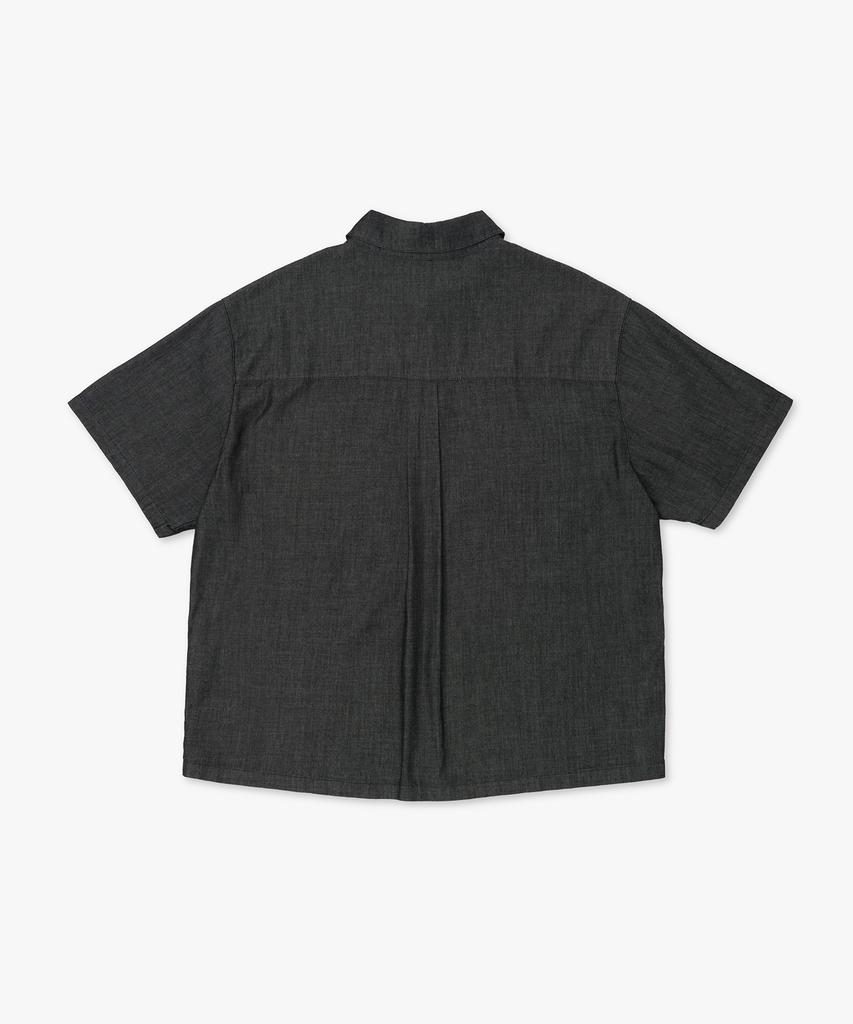 PLAC Short Sleeve Denim Shirt L14 One Black
