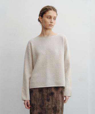 LOTE Baby Alpaca Boatneck Knit_2 Color