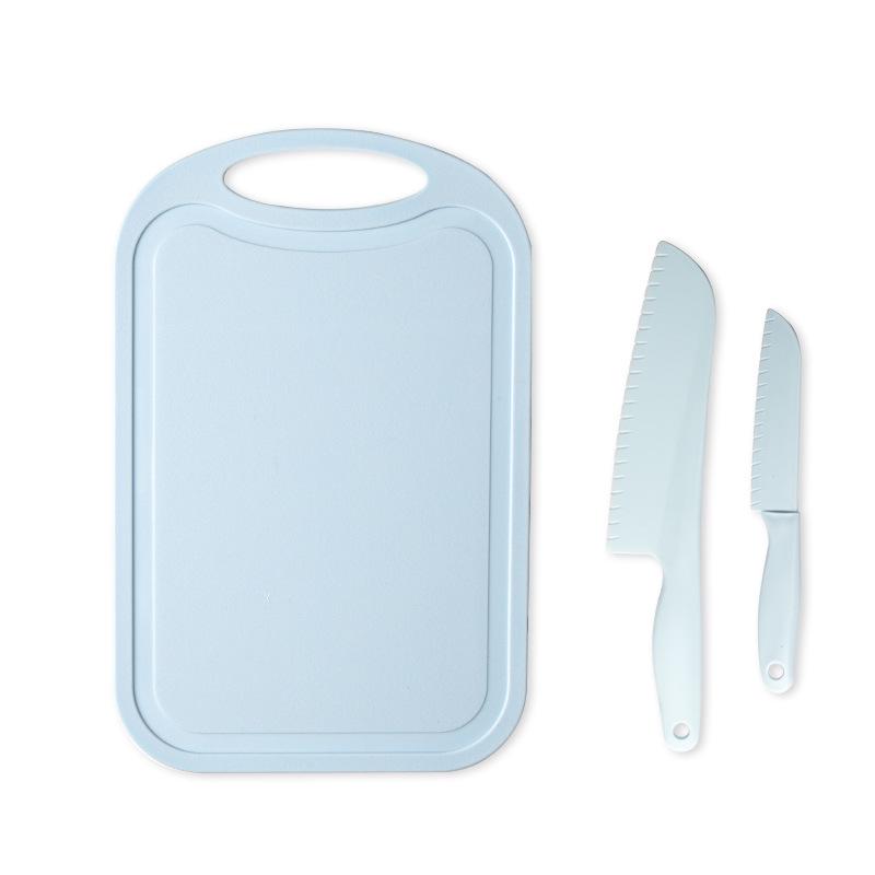 Kids' Safe Knife & Cutting Board Set for Preschool Food Prep: Plastic Fruit & Veggie Tools That Protect Hands