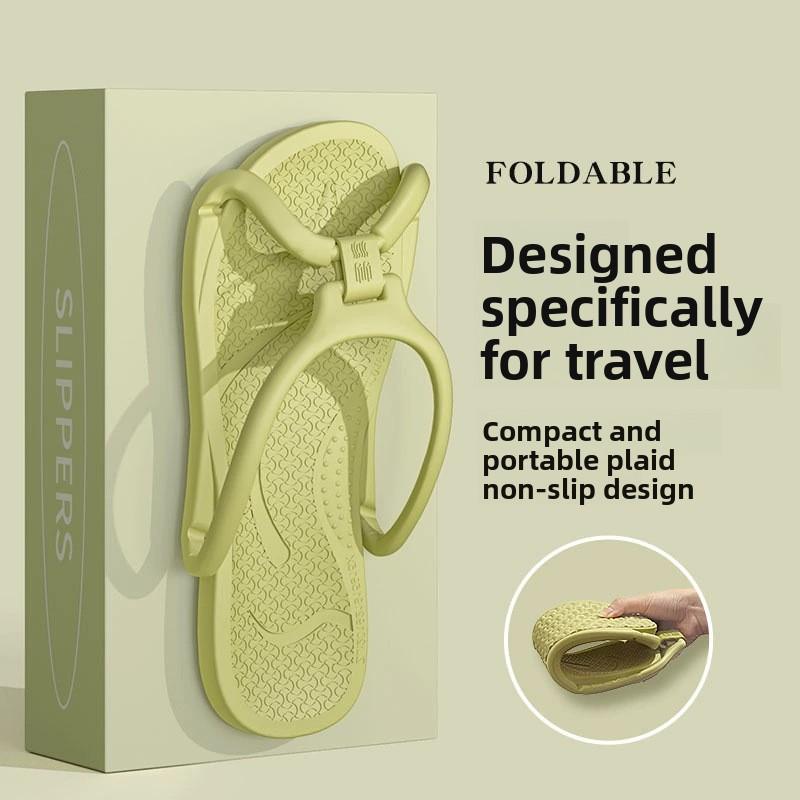 

Складные парные дорожные тапочки — это необходимая вещь для нескользящих путешествий в отелях. Их удобно носить в помещении, в домашних ванных комнатах. 41-42 зелёный