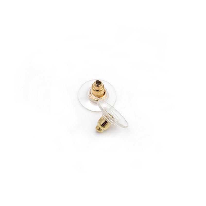 E1401 DIY Jewelry Accessories: Bullet Earring Stoppers, UFO Earplugs, Round Ear Backs