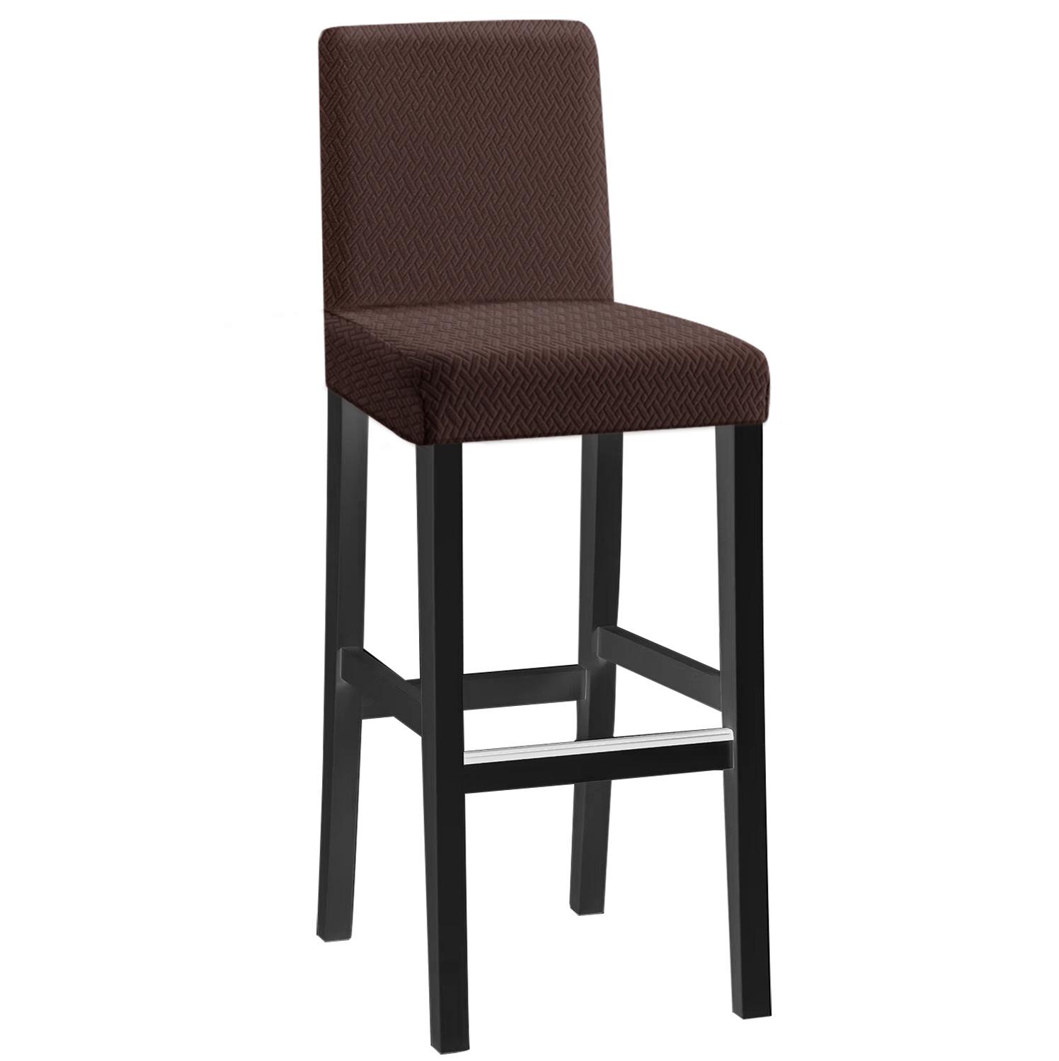 

Чехол на длинный жаккардовый стул в клетку для домашнего хозяйства, цельный эластичный чехол на стул для гостиничного клуба, чехол на стул для ресторана, обеденный чехол на стул 35*38*38cm