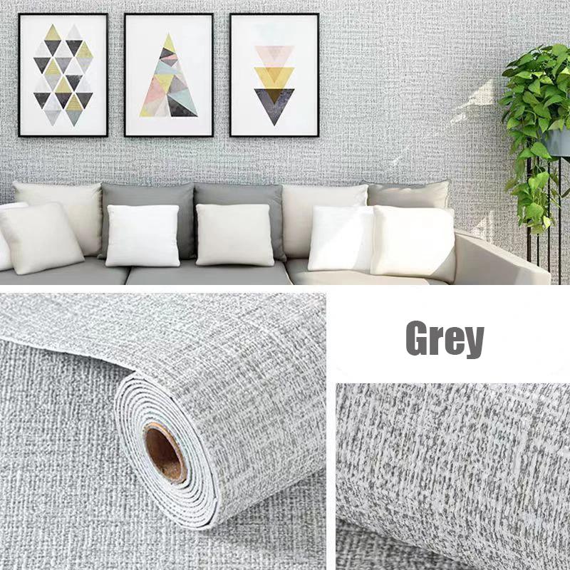 

Vermeyen 3D Wall Sticker Wallpaper Self-Adhesive Waterproof Wall Covering Panel for Living Room Bedroom Bathroom Home Decoration (Grey,0.5x6M) серый