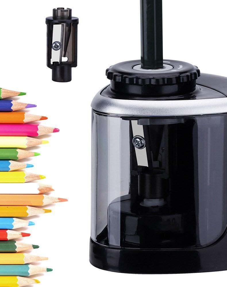 Portable Pencil Sharpener Electric Manual 2 In 1 Automatic Pencil Sharpener Kids Adults Auto Pencil Sharpener Stationery