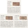 Retro Typewriter Style Number And Letter Seal Set For Diy Paper Art