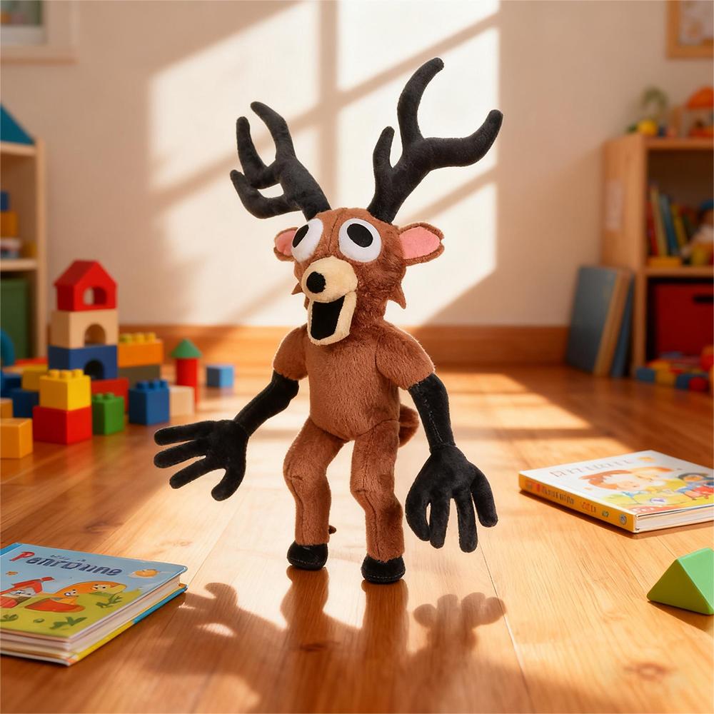 Hot 99 Nights In The Forest Deer Toys Funny Christmas Plush Toys Movie Stuffed Animals Holiday Gifts Decorative Dolls for Kids