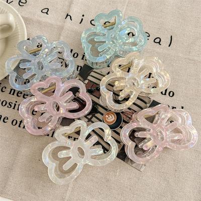 Elegant Bowknot Acrylic Hair Clip - Luxury Shark Style