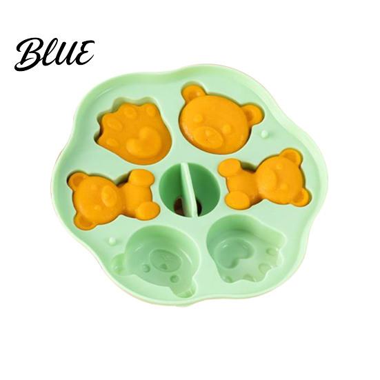 Reusable Chocolate Molds Silicone Bear Cake Mold Steamer Safe Food Baking Pan for Kids Easy Release Pastry Non Stick Heatproof Muffin Pudding Jelly