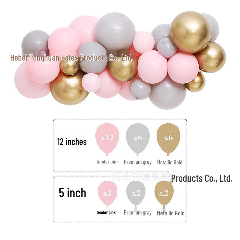 Neues Jahr Matt Glitzer Metallisch Latex Ballon Set für Dekorative Foto Atmosphäre