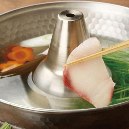 Wahei Freiz 26cm with Stainless for Gas Stoves Takumijozen Shabu-Shabu Pot, Lid, Steel, Only, RB-2848