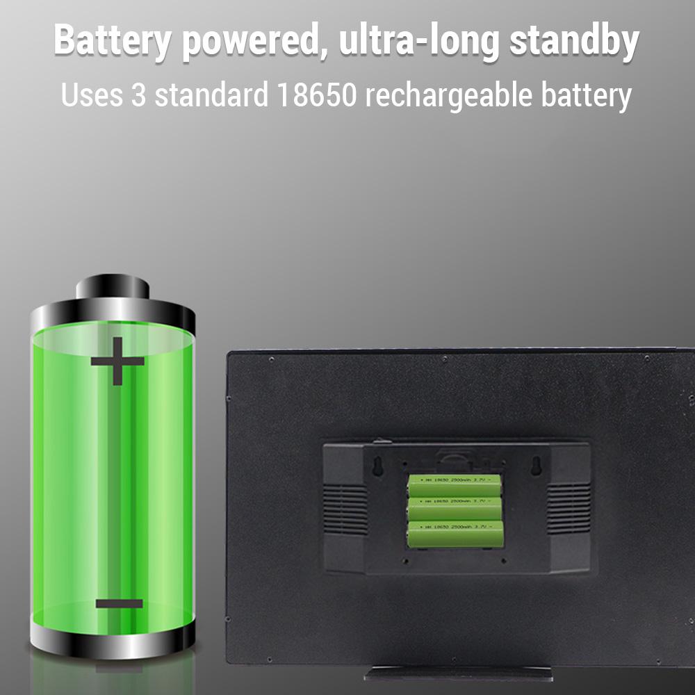 Elektronisk resultattavla med fjärrkontroll 10-siffrig professionell tennisresultattavla lättviktig och