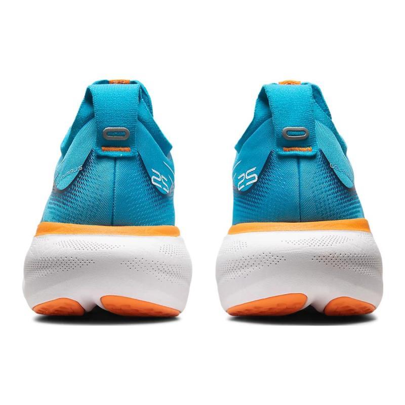 Asics Gel Nimbus 25 Island Blue Sun Peach Sneaker 1011B547-400