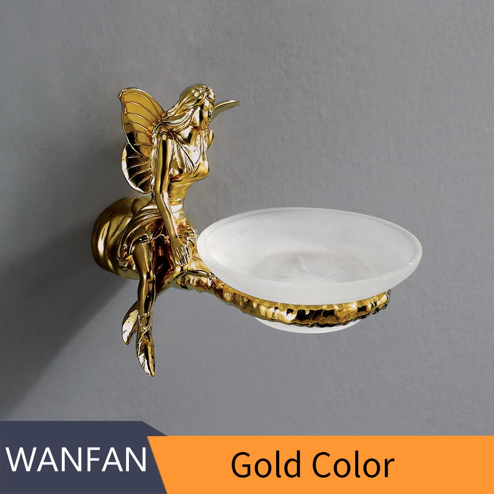 Wall Mount Romantic Bathroom Shower Hardware Accessories Set,Towel Ring and Robe Hook,Toilet Paper Holder Towel Bar MB-0612