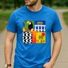 Rio de Janeiro Four Panel Pop Art Cotton T Shirt Brazil Toucan Christ the Redeemer Beach Graphic Unisex Unisex Unisex Streetwear Tee