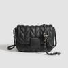 Unique small and large-style chain bags for women, 2024 new fashion quilted small square bags, trendy lipstick crossbody bags