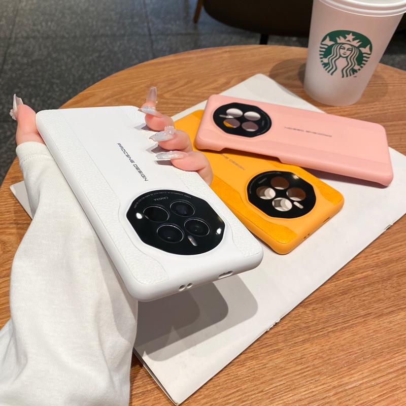 Huawei Mate70 Pro & Honor Magic6 Pro Leather Phone Case - Porsche Design, Compatible with Second Change 40Rs