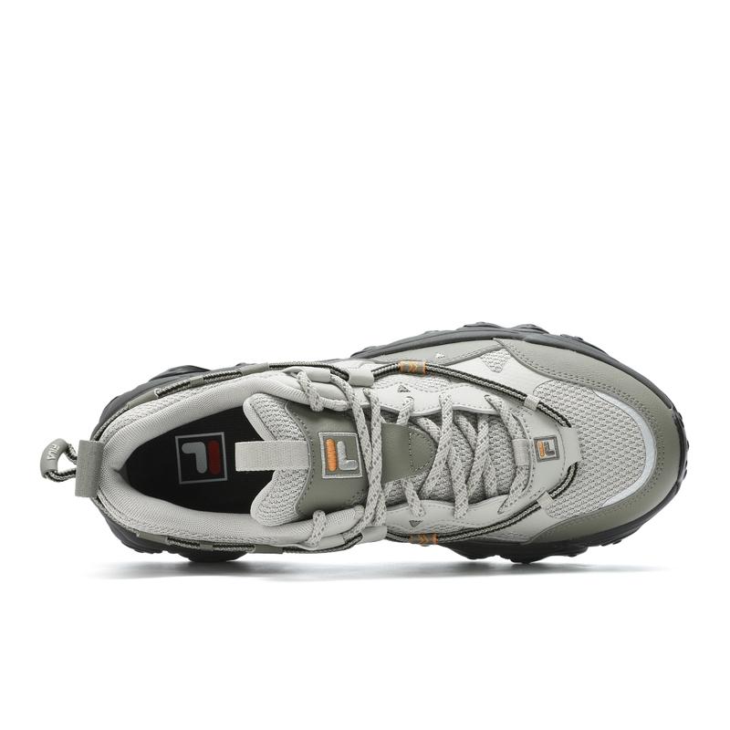 FILA Fluid 5 Cat Paw Retro Series Comfortable Low-Top Running Shoes Men sneaker Gray Green F12M442115FAB