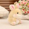 Fluffy And Cute Plush Animal Character Keychain Ideal For Bag Charm And Gift