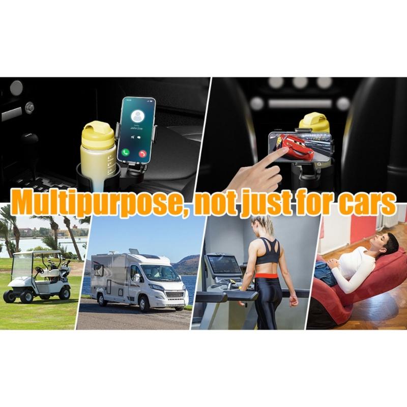 Multifunctional Car Cup Holder Expander Mount Stand Cell Phone Support Bracket Auto Drink Bottle Bracket Car Accessories