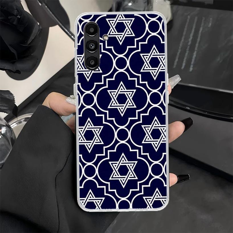 David Jewish Star Symbol Phone Case for Samsung Galaxy A16 A26 A36 A56 A15 A14 A13 A12 A55 A54 A53 A25 A24 A23 A35 A34 A33 A05S