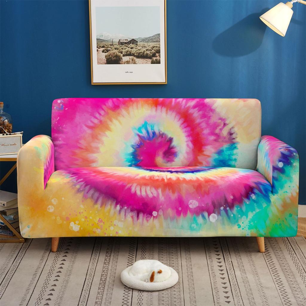 Elastic All-Inclusive Sofa Cover Gradual Change Smudging Multi-Person Combination Sofa Cover Lazy Sofa Cover