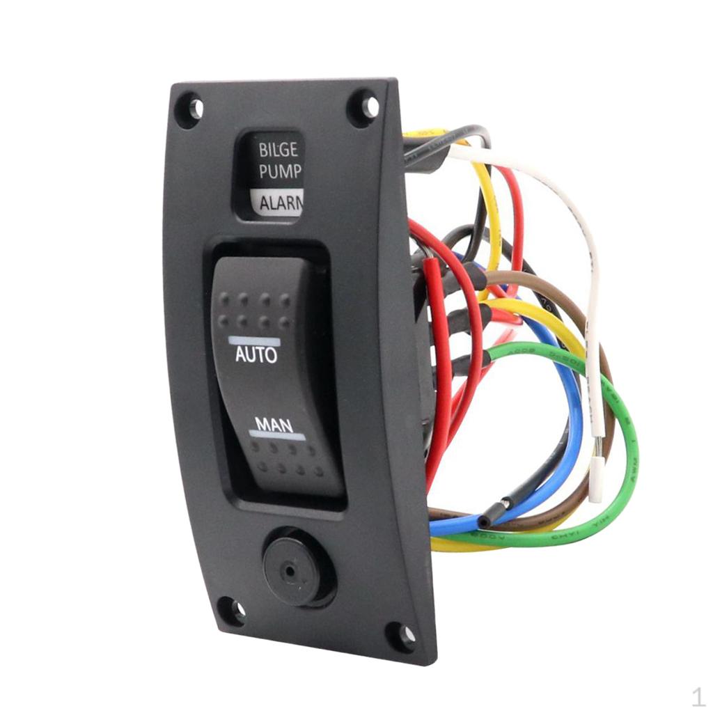 12/24V Bilge Pump Switch Alarm Waterproof Ship