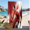 Cristiano Ronaldo Print Beach Towel Quick Dry Super Absorbent Soft Bath Towel for Swimming Beach Travel Fan Souvenir Gift
