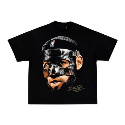 LeBron James Maske Grafikdesign Vintage Stil Basketball Streetwear Unisex T-Shirt
