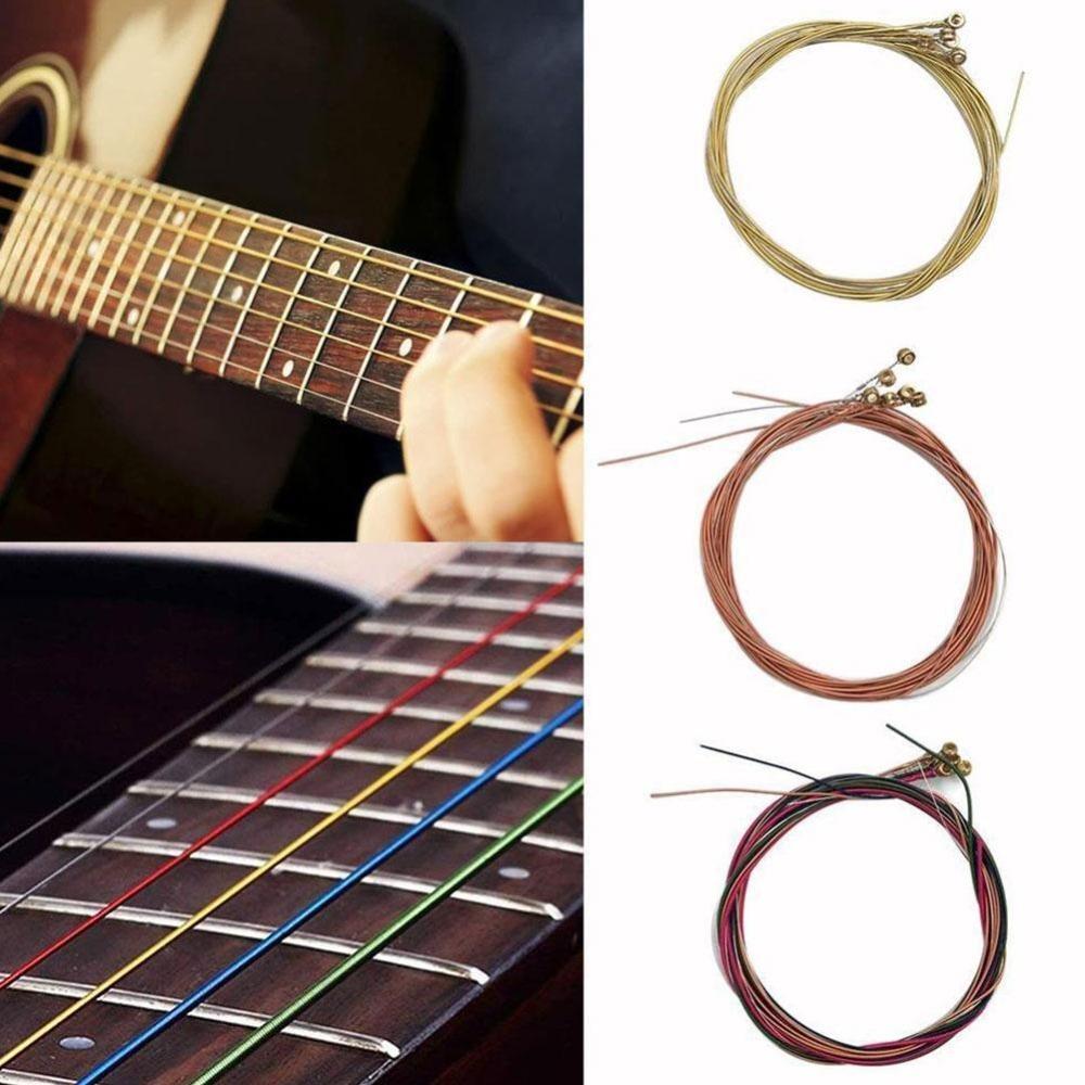 6Pcs Durable Guitar Strings Copper Alloy Nylgut Strings Ukelele Accessories
