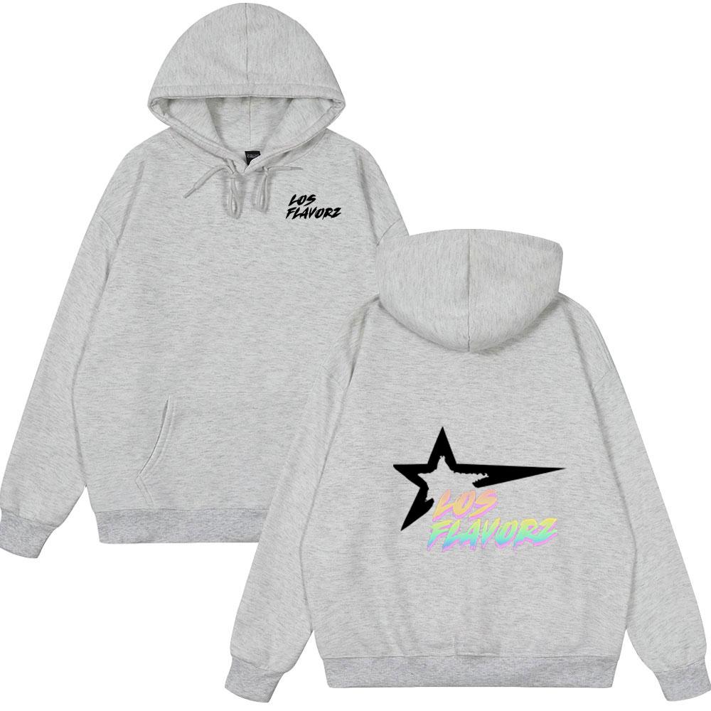 2025 Rapper Dei V LOS FLAVORZ 2025 Neues Album Hoodies Herren Damen Kleidung Mode Hip Hop Langarm Sweatshirts Paar Pullover
