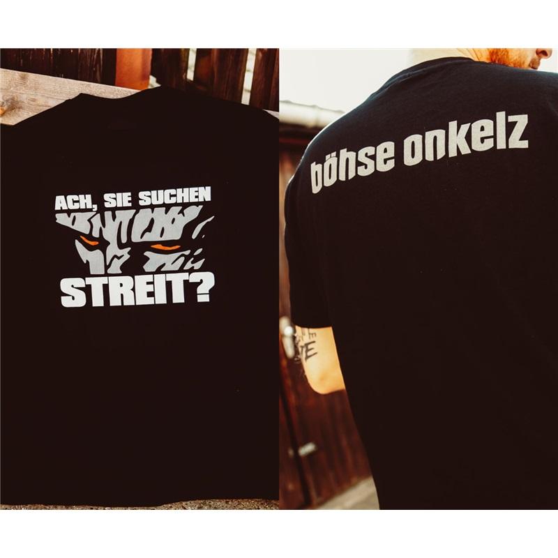 Deutsche Heavy Metal Band Böhse Onkelz Globale Tour Merch T-Shirt Du Suchst Streit Tee Oversized Y2k Lässig Baumwolle Herren Damen T-Shirts