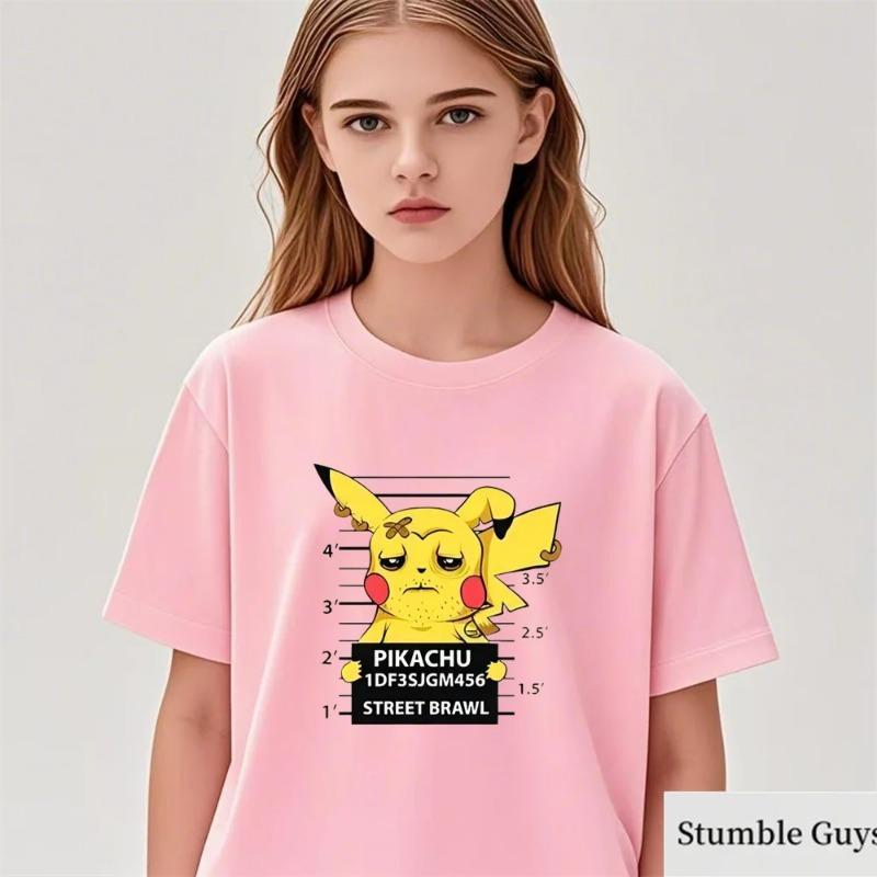 Miyazaki Hayao Totoro Printed T-shirt for Children's Summer Casual Candy Color Pure Cotton Top Fashion Casual Children's T-shirt