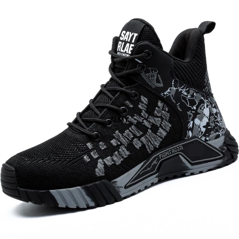Fashion Fashion Steel Toe Sneaker for Men Safety Shoes 2024 Breathable Work Safety Boots Man Industrial Work Shoes Male Security Boots