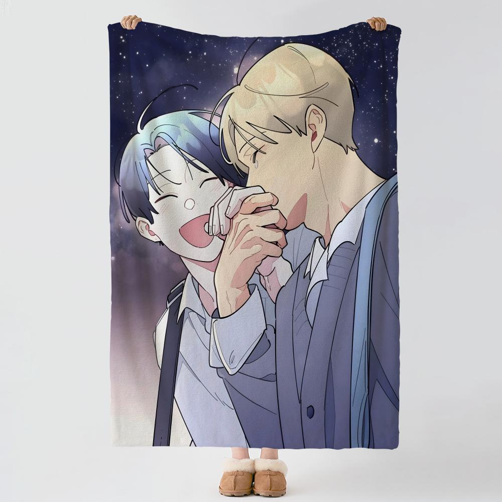 anime O-One Room TA-A Throw Thick Comfort Flannel Quilt, Multi-scene Use Indoor Outdoor Daily Nap