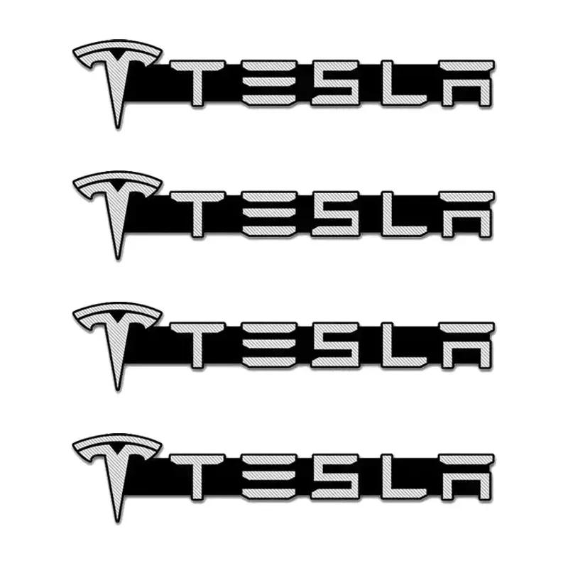 Car Sticker 2025 New Tesla 3D Car audio decorate 3D Aluminum Badge Emblem Sticker Accessories For Tesla Model 3 Model X S 2016-