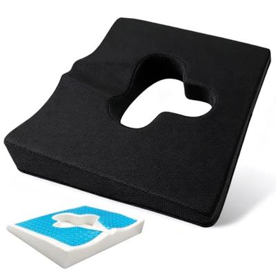 Rivquvi Memory Foam Chair Cushion, Thickened Memory Foam, Ergonomic Design, Pressure Distribution, Prevents Butt Pain, Reduces Pressure Even During Lo