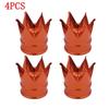 1/4PCS Creative Crown Aluminum Car Wheel Tyre Tire Air Valve Stem Cap Dust Cover Car Styling Decorative Auto Exterior Decoration Valve Stems 1