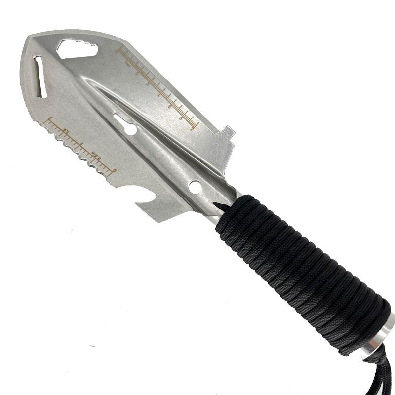 Multi-Functional Portable Stainless Steel Camping Shovel for Gardening and Digging