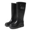 Fashion extra high wading women's boots long tube rubber shoes over the knee women's rain boots powder water boots dazzling black women