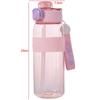 Leak Proof Colorful Plastic Cup PC Outdoor Sports Kettle 800ml Sports Water Bottle  Unisex