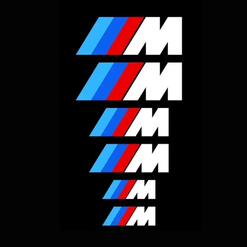 

2025 E46 x5 6pcs For BMW M3 M5 M6 X1 X3 X5 E34 E39 E36 E60 E90 E46 Car accessories car brake caliper sticker car decoration stic білий