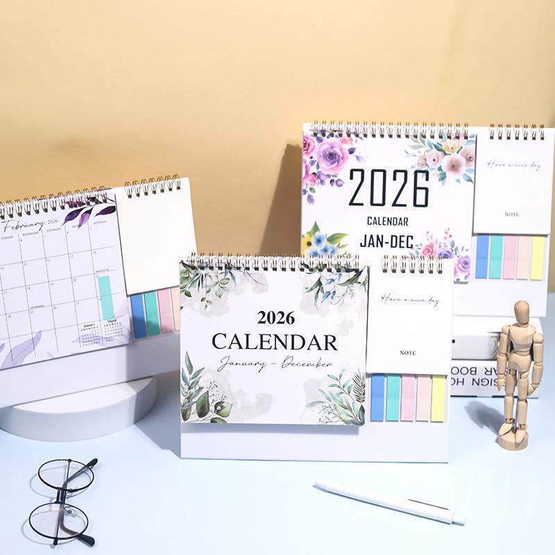 2026 Multifunctionele Bureaukalender: Creatief bureau-ornament van hoge waarde en aangepaste dagelijkse planner