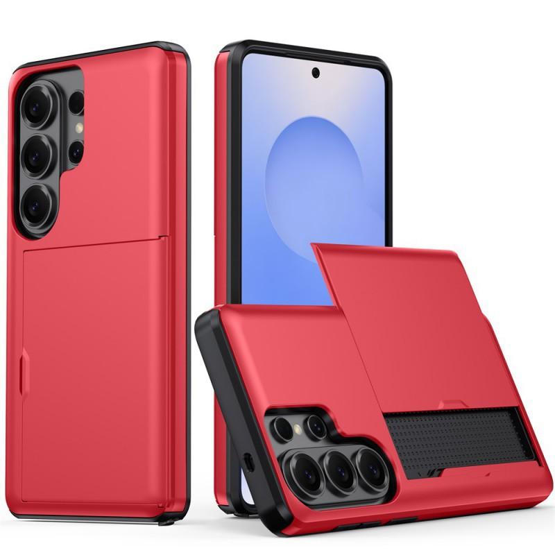 Suitable S26Ultra Phone Case S25FE Slide Card Wallet Slot A57/A37 Drop Resistance Protective Cover