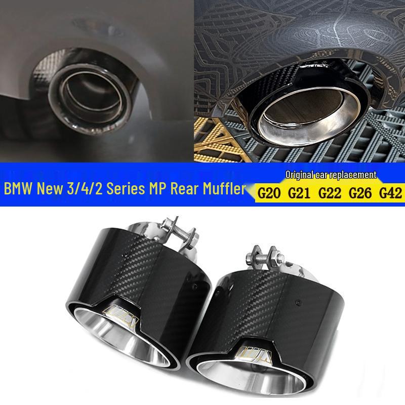 Carbon Fiber Exhaust Tailpipe for 3 Series G20 320i & 4 Series G22 425i/430i
