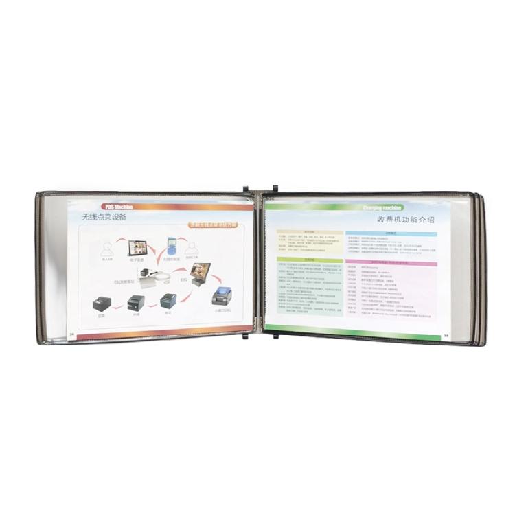 Wall Reference Organizer with 5 Easy-Loading Pocket for Workshop