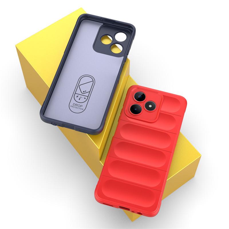 For Funda Realme C51 Cases Realme C51 C53 C55 Cover Skin-Friendy Shockproof Silicone Original TPU Protective Phone Back Cover