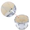 14in Marching Drum Stainless Steel & Maple Wood Body PVC Drumhead with Sticks Shoulder Strap Key for Student Professional Drummer
