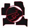 Velour Floor Mats with Red Edge For: BMW X5 E53 2WD (1999-2006)