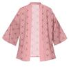Japanese Anime Men Green Black Checkered Tanjiro Kamado Cosplay Kimono Women Acrylic Ear Clip Accessory Suit Nezuko Kamado Coat