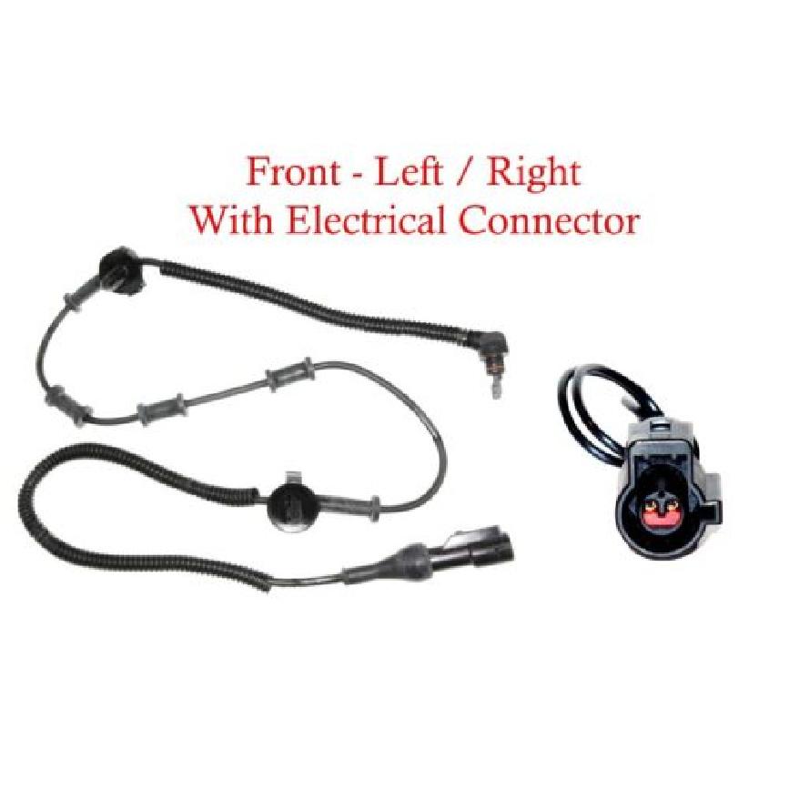 ABS Wheel Speed Sensor &Connector Front L/R FOR Explorer Mountaineer &